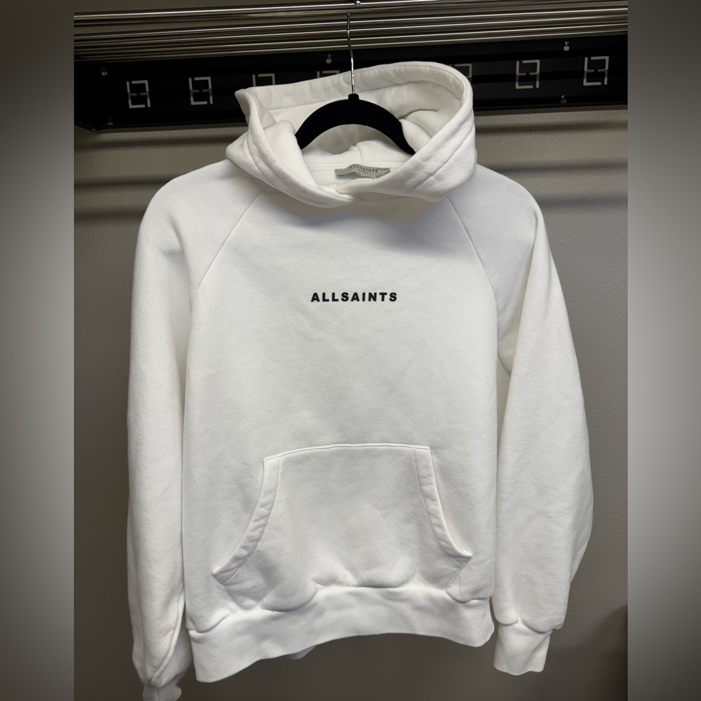 ALL SAINTS White Hoodie - Women’s XS (Runs BIG) - Perfect Condition